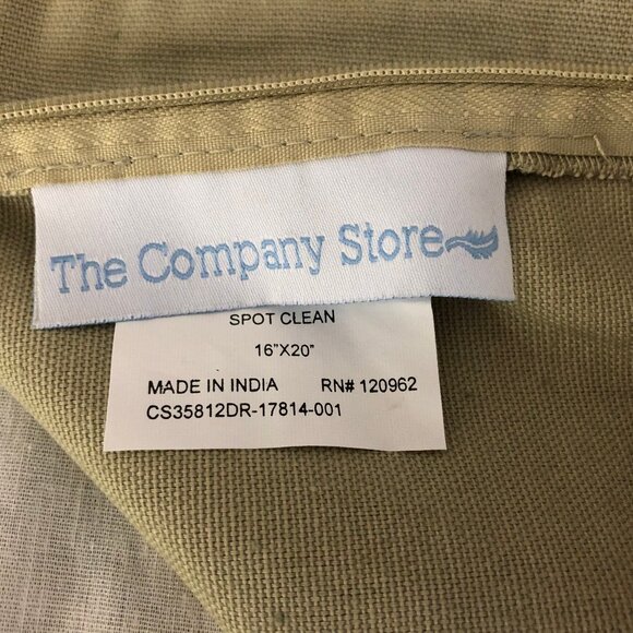 The Company Store Embroidered Pillow Cover - Picture 3 of 3
